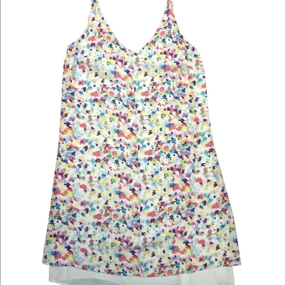 Meadow Floral Water Color Slip Dress by CAbi - Picture 3 of 16